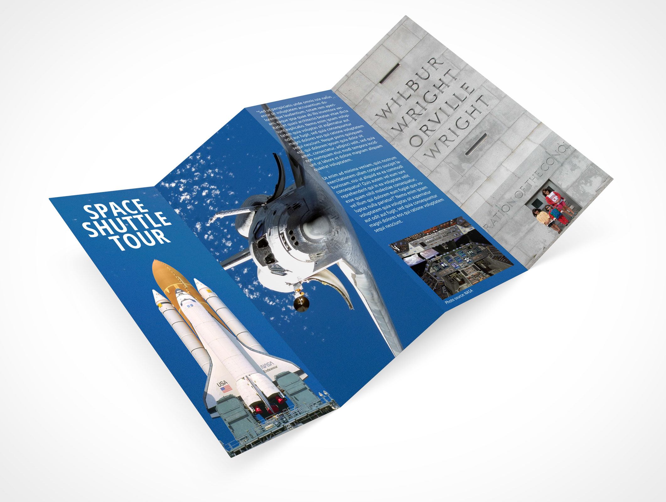 Four Fold Flyer Mockup 4r