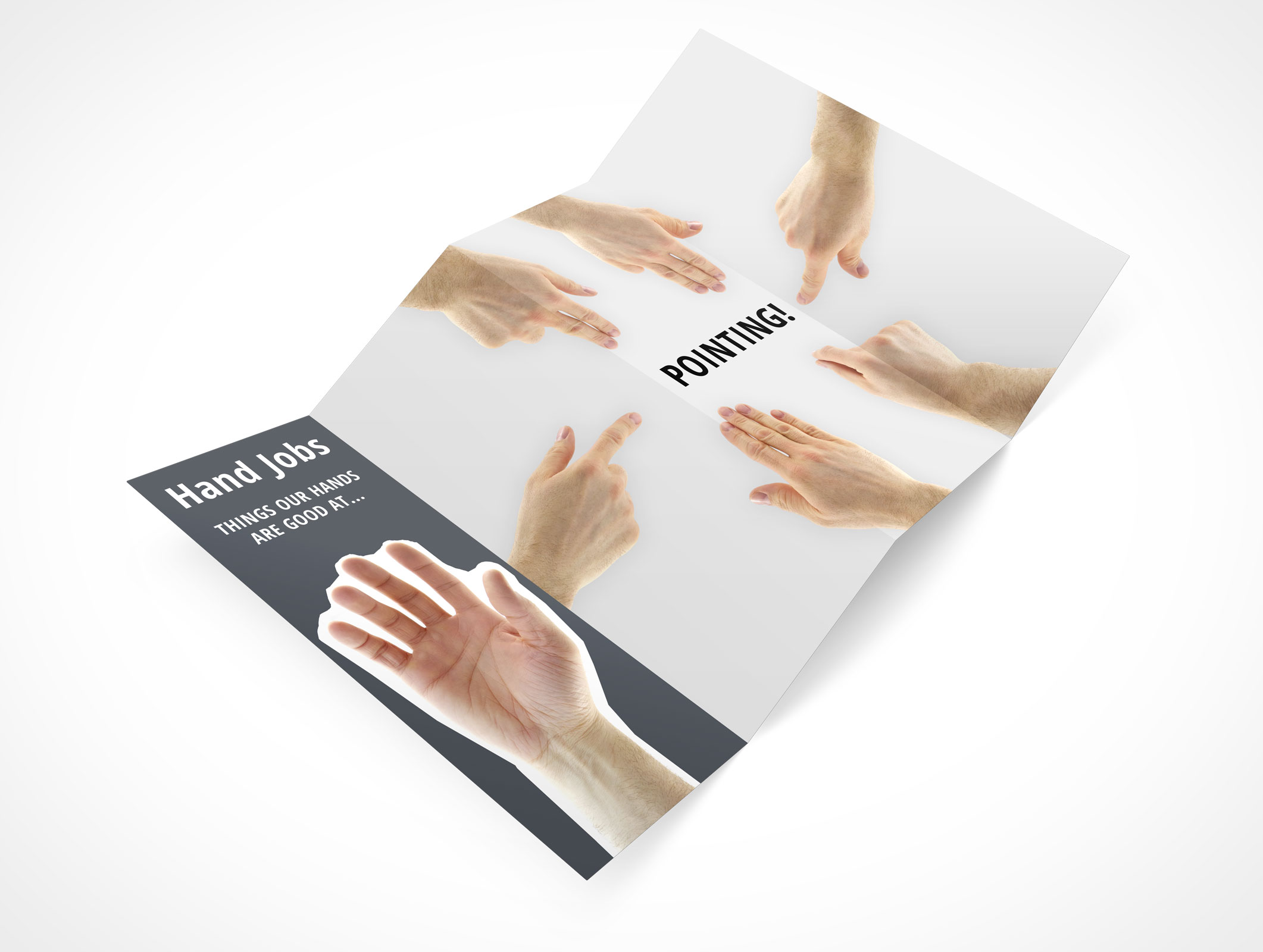 Four Fold Flyer Mockup 5r2