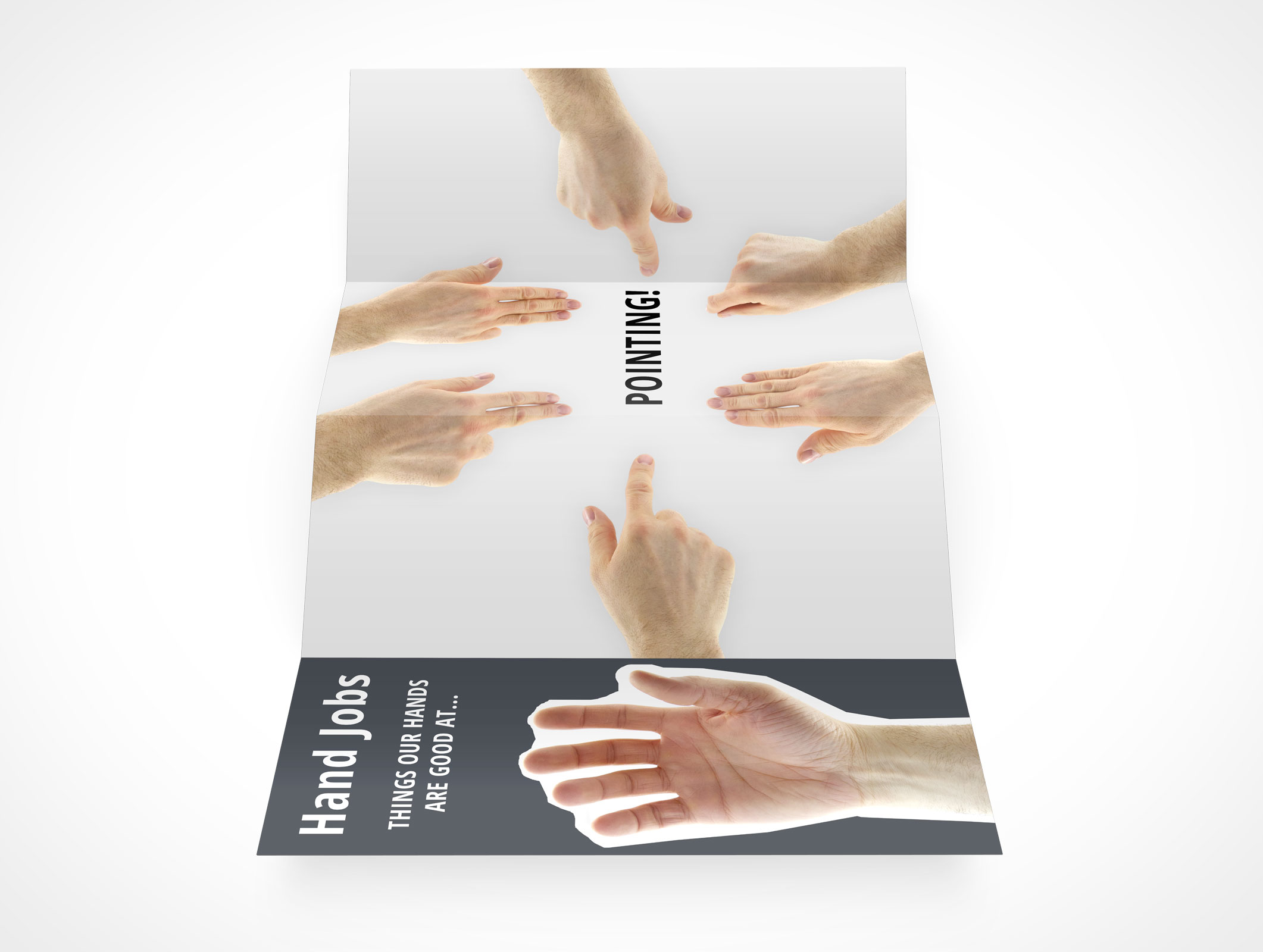 Four Fold Flyer Mockup 6r2