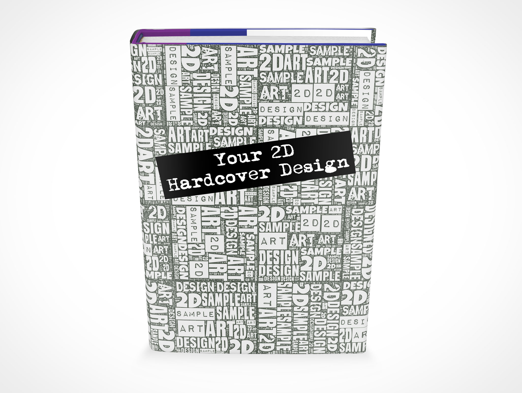 Sleeved Hardcover Book Mockup 12r3