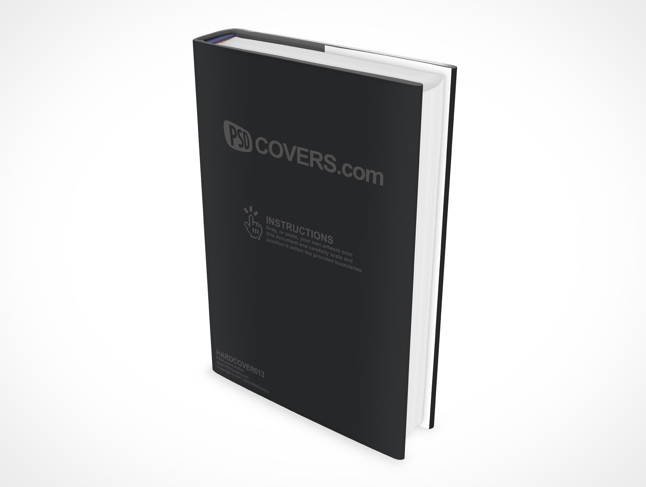 Sleeved Hardcover Book Mockup 13