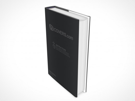 Sleeved Hardcover Book Mockup 14