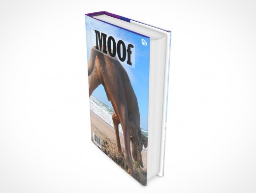 PSD Mockup Hardcover Hardbook Cover Novel