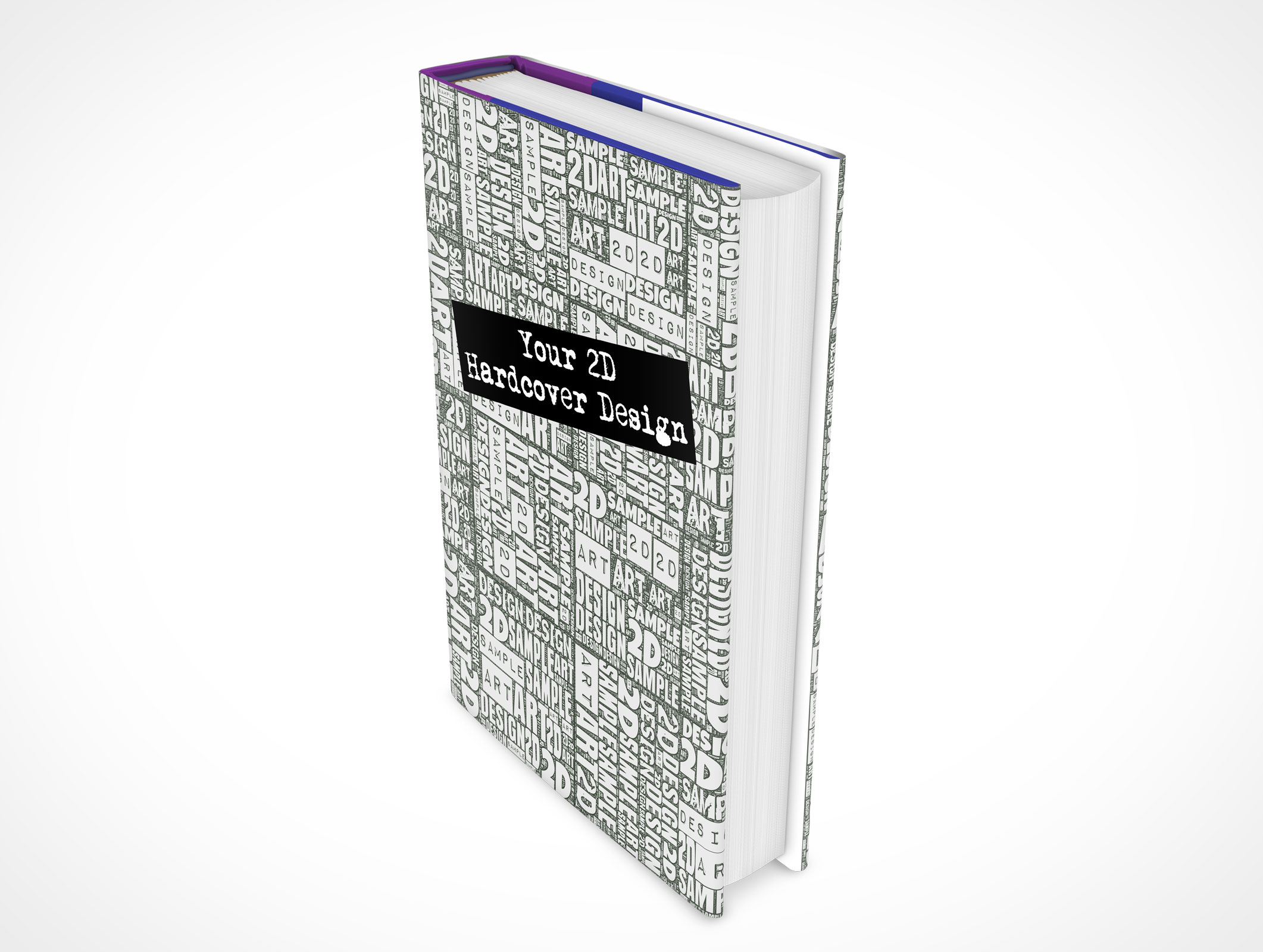 Sleeved Hardcover Book Mockup 14r5