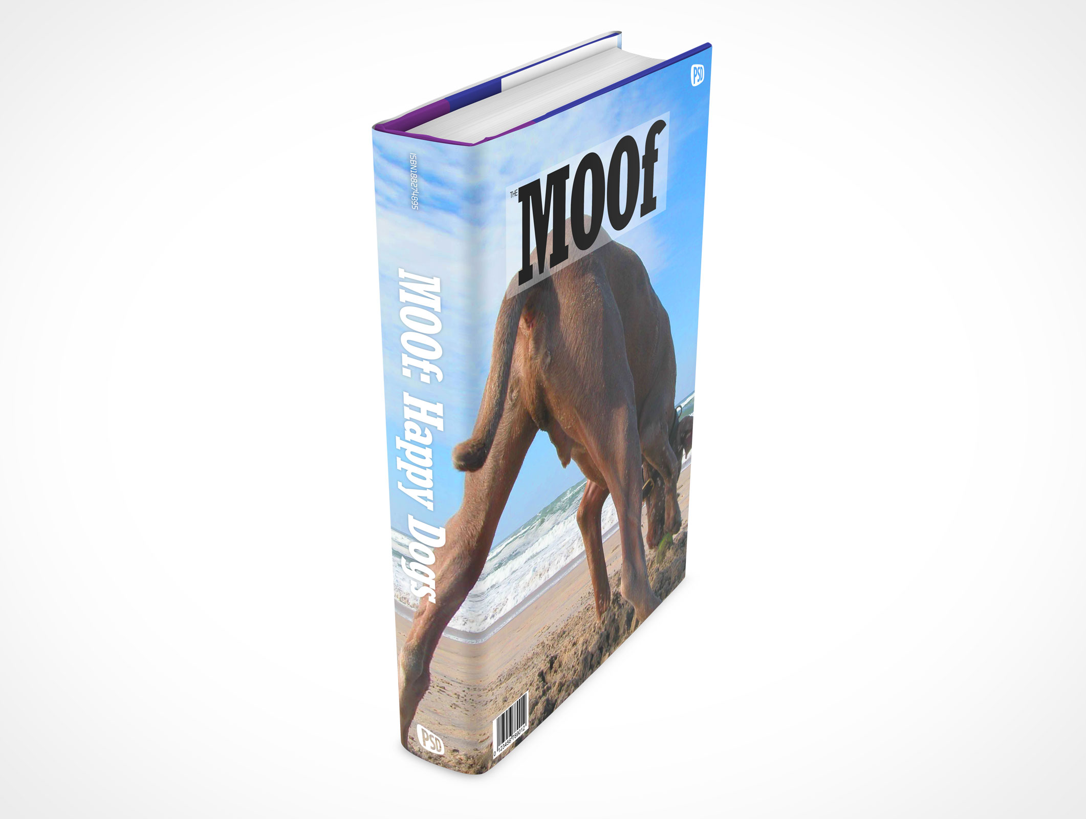 Sleeved Hardcover Book Mockup 15r