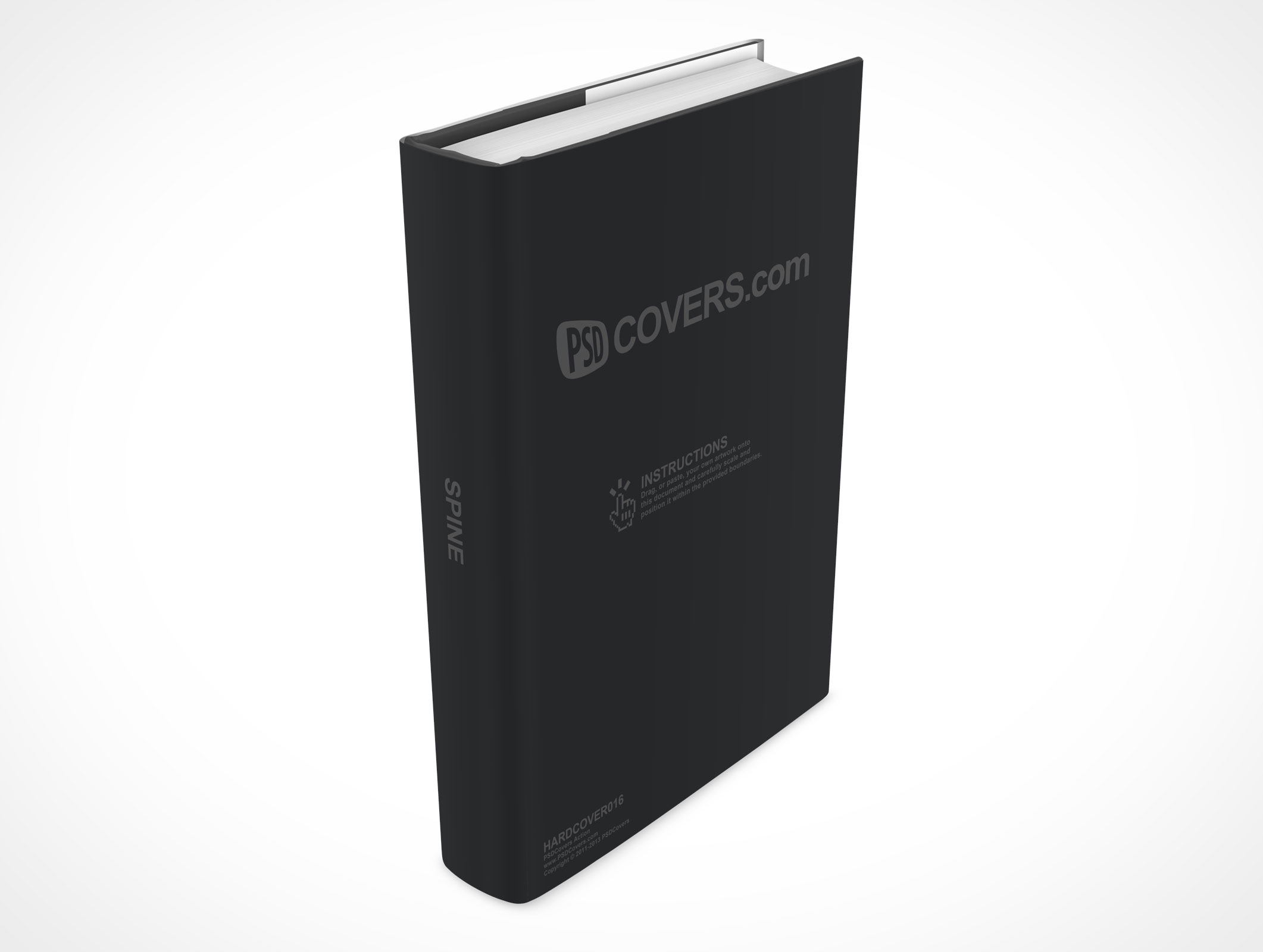 Sleeved Hardcover Book Mockup 16