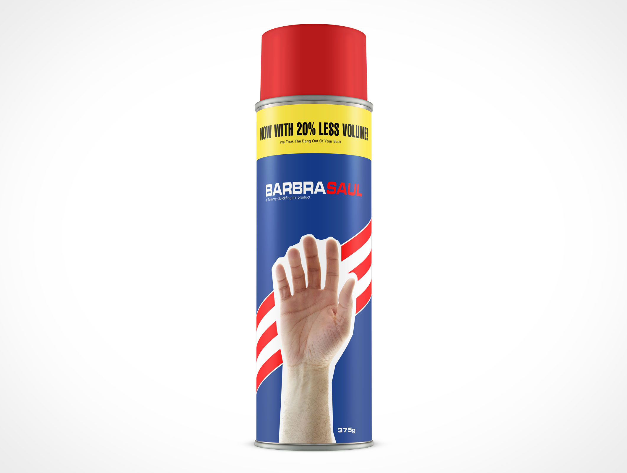 Aerosol Spray Paint Can Mockup 18r