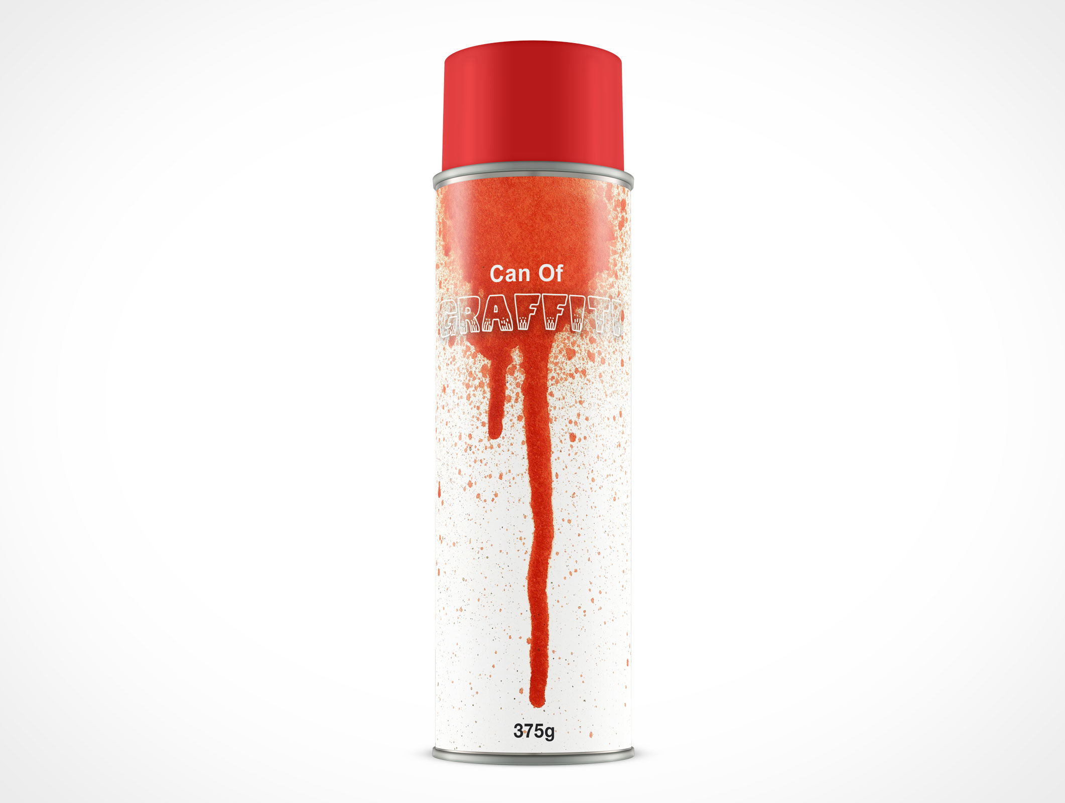 Aerosol Spray Paint Can Mockup 18r3