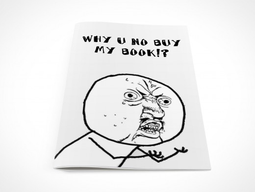 Stitched Pamphlet Mockup 1r