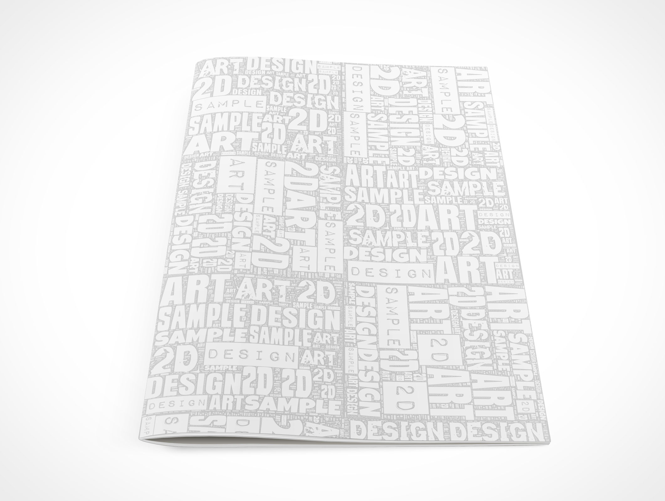 Stitched Pamphlet Mockup 1r2