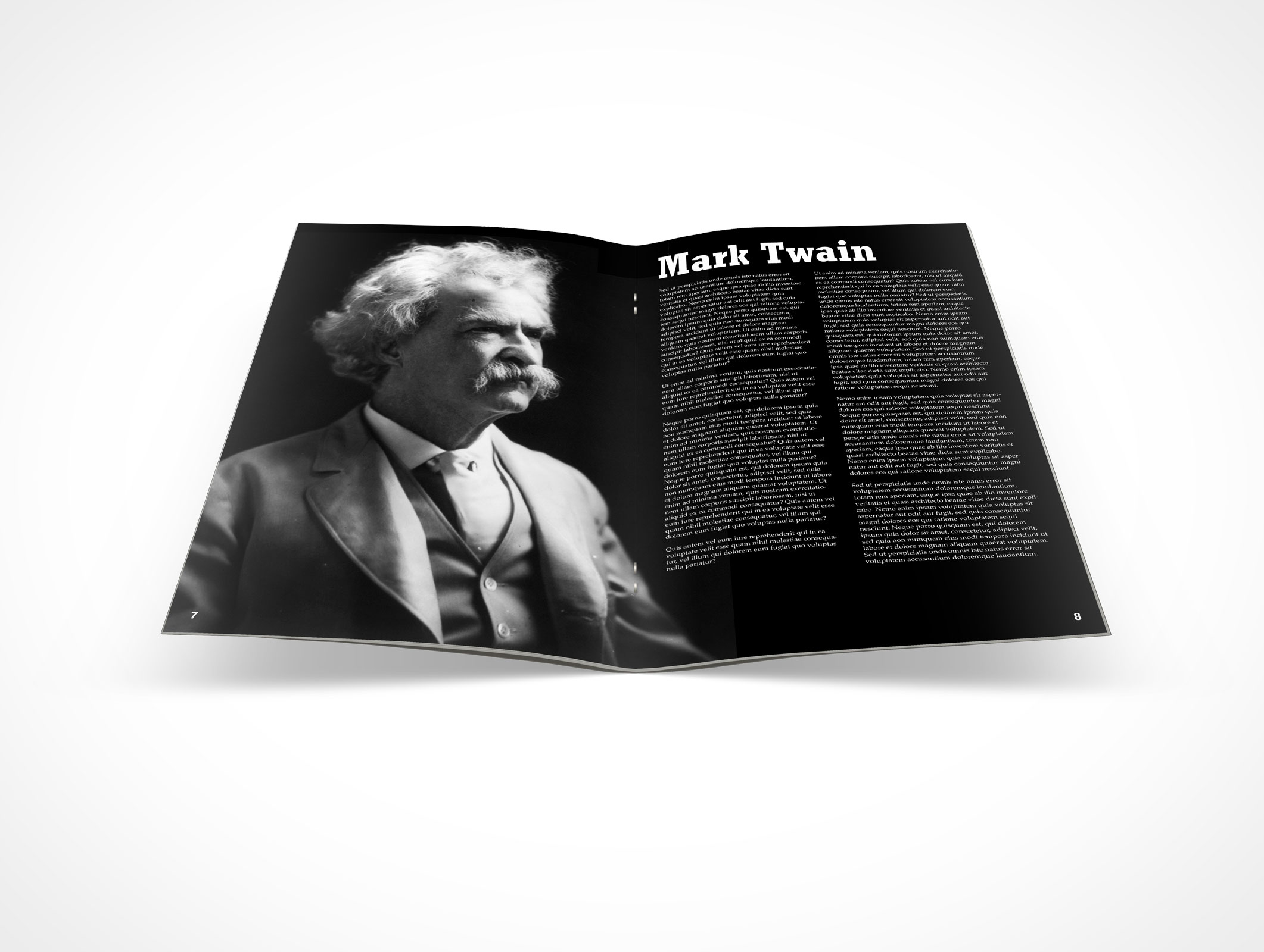 Stitched Pamphlet Mockup 2r3