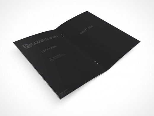 Stitched Pamphlet Mockup 4