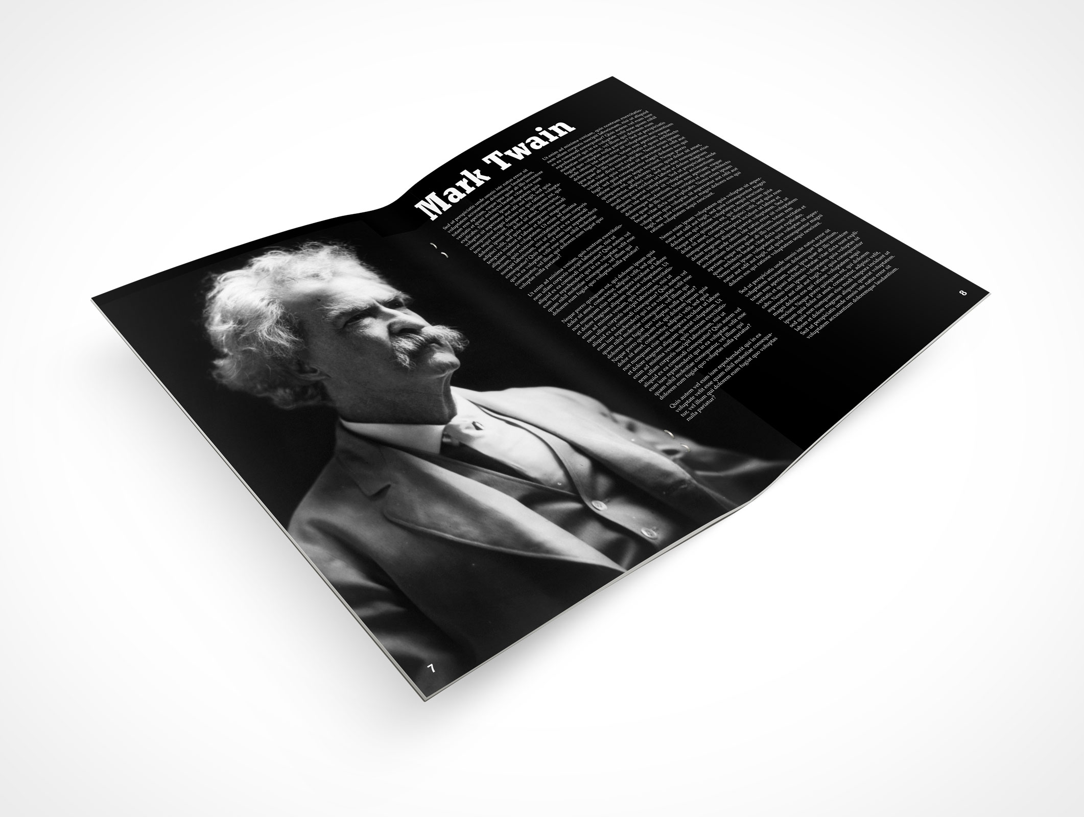 Stitched Pamphlet Mockup 4r3