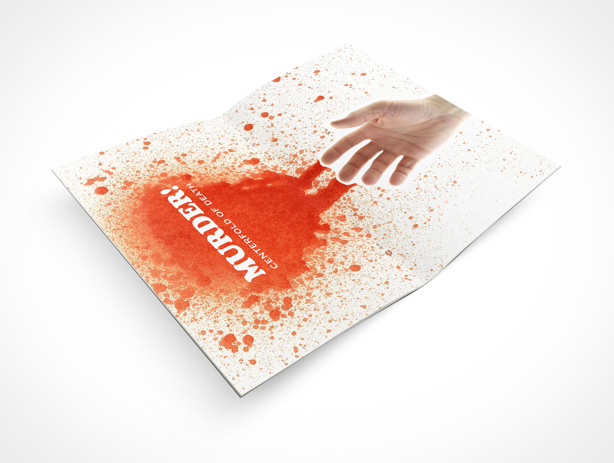 Stitched Pamphlet Mockup 4r4