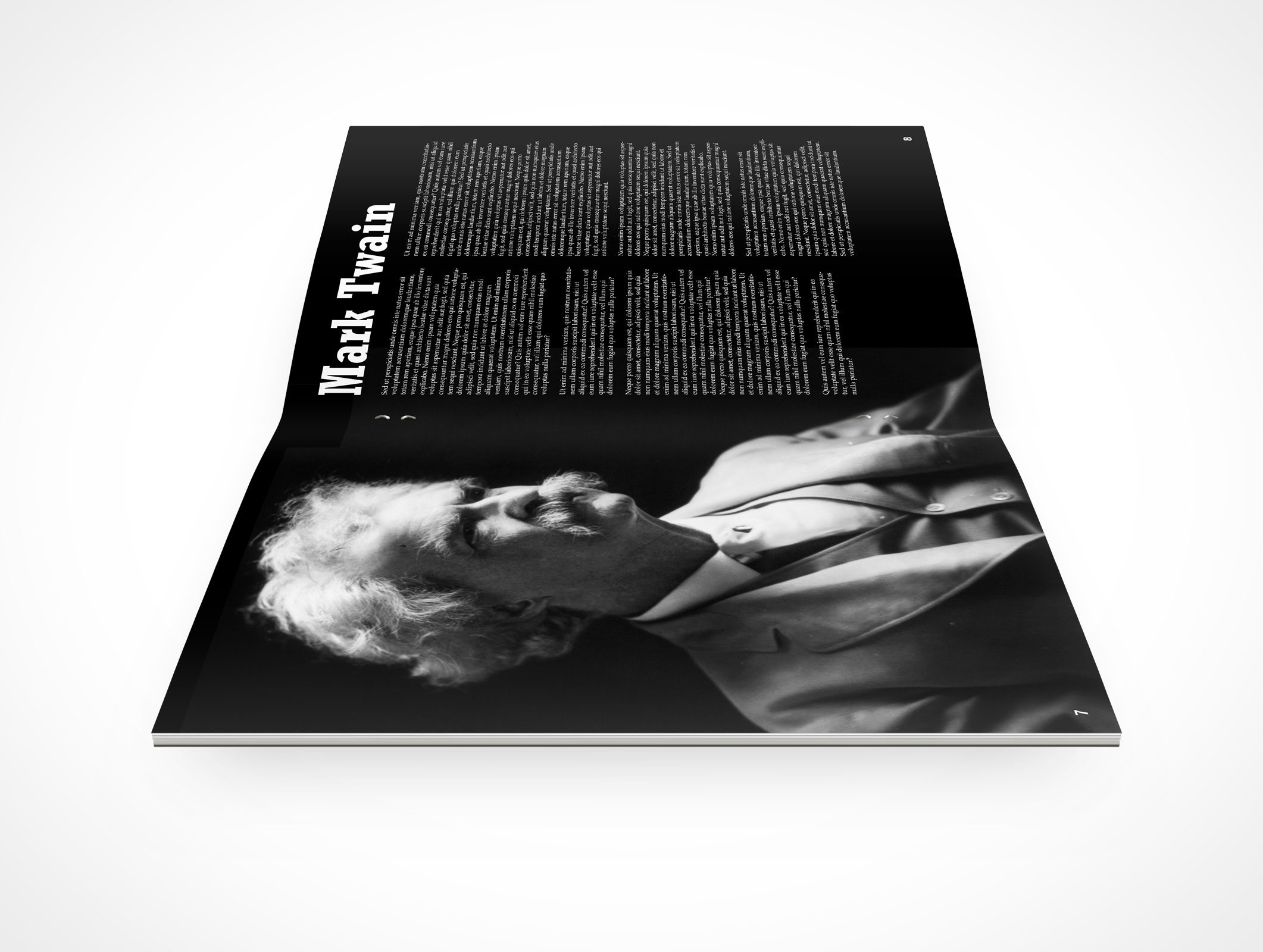Stitched Pamphlet Mockup 5r3