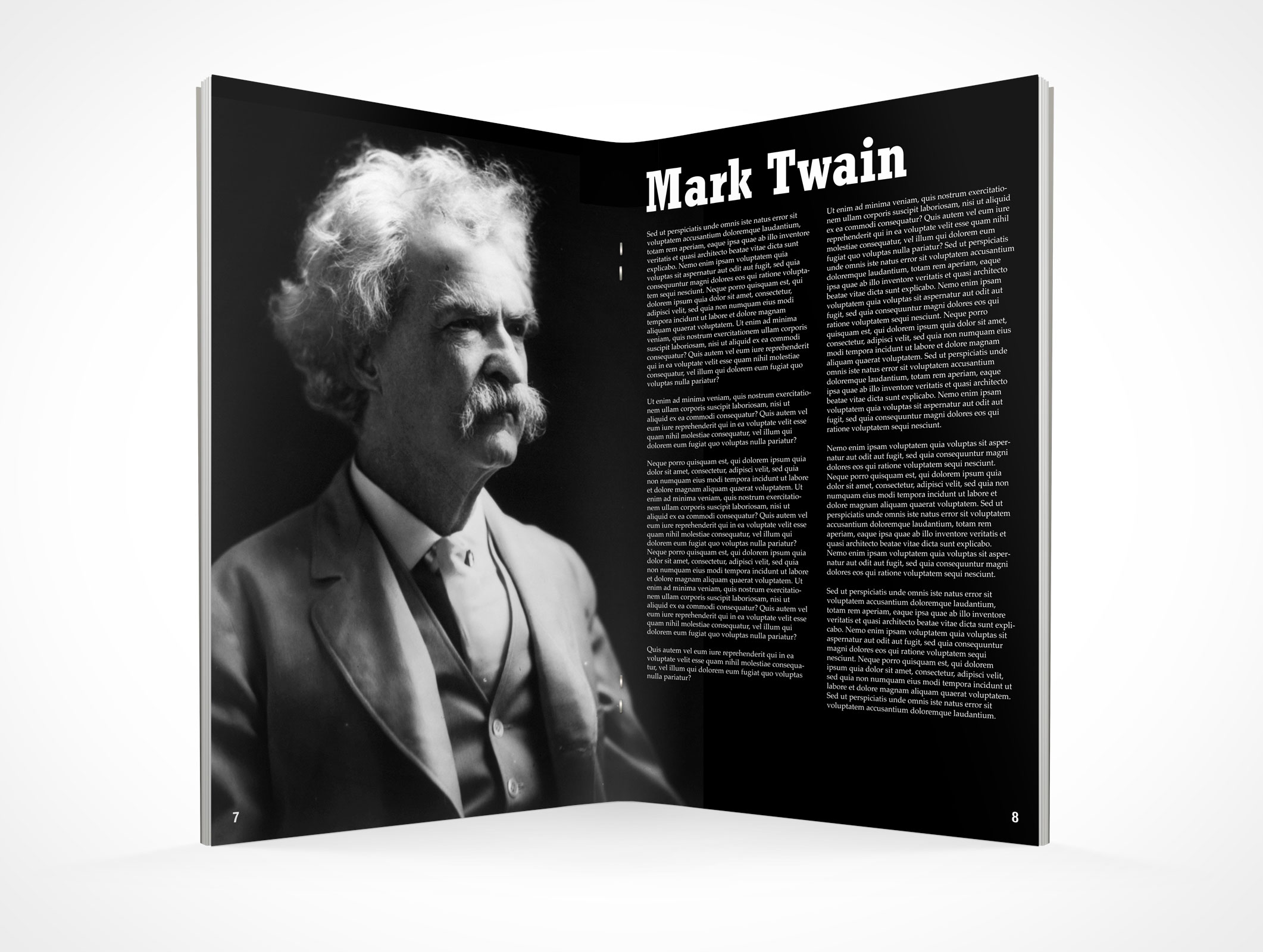 Stitched Pamphlet Mockup 6r3
