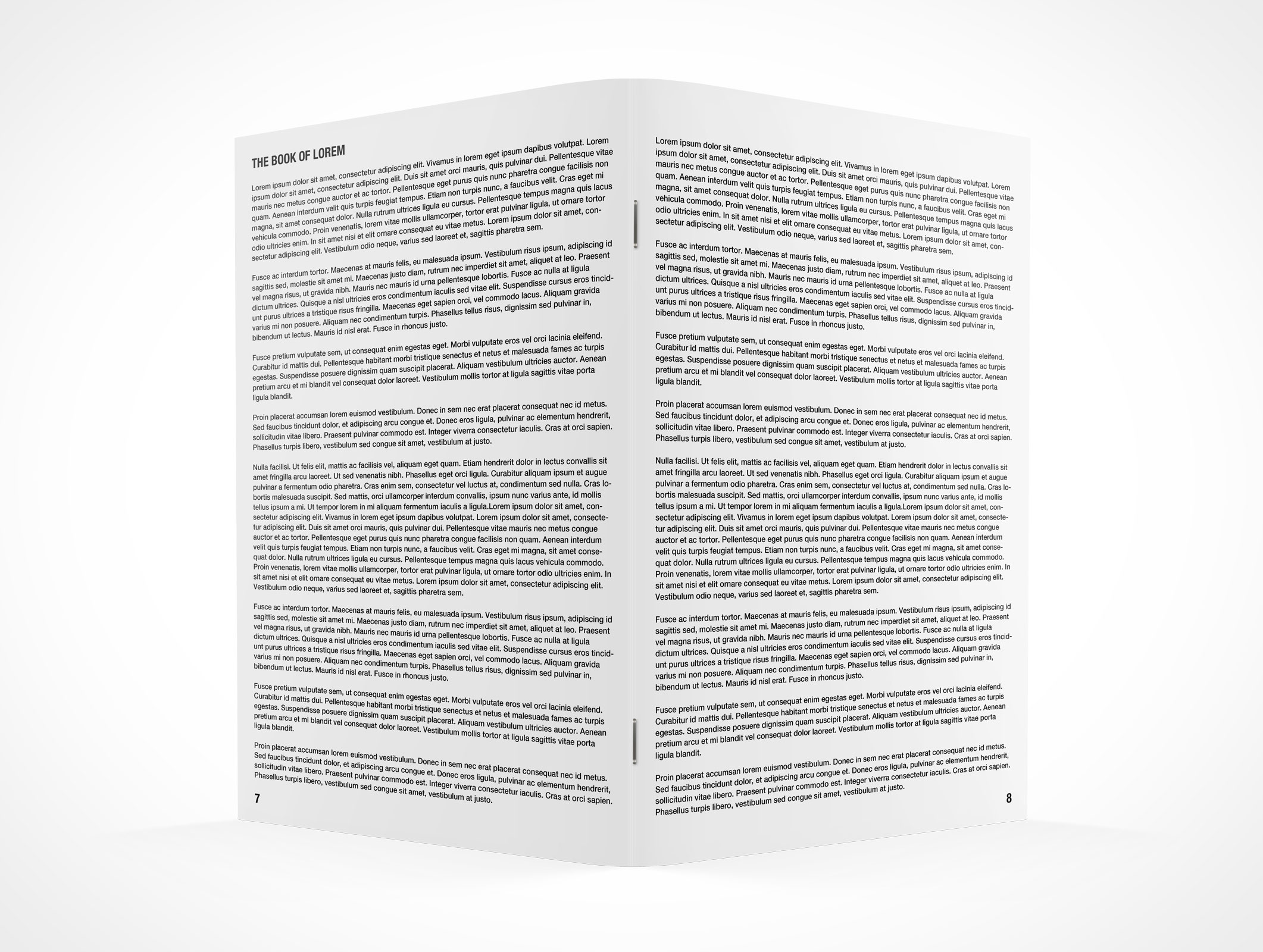 Stitched Pamphlet Mockup 7r3