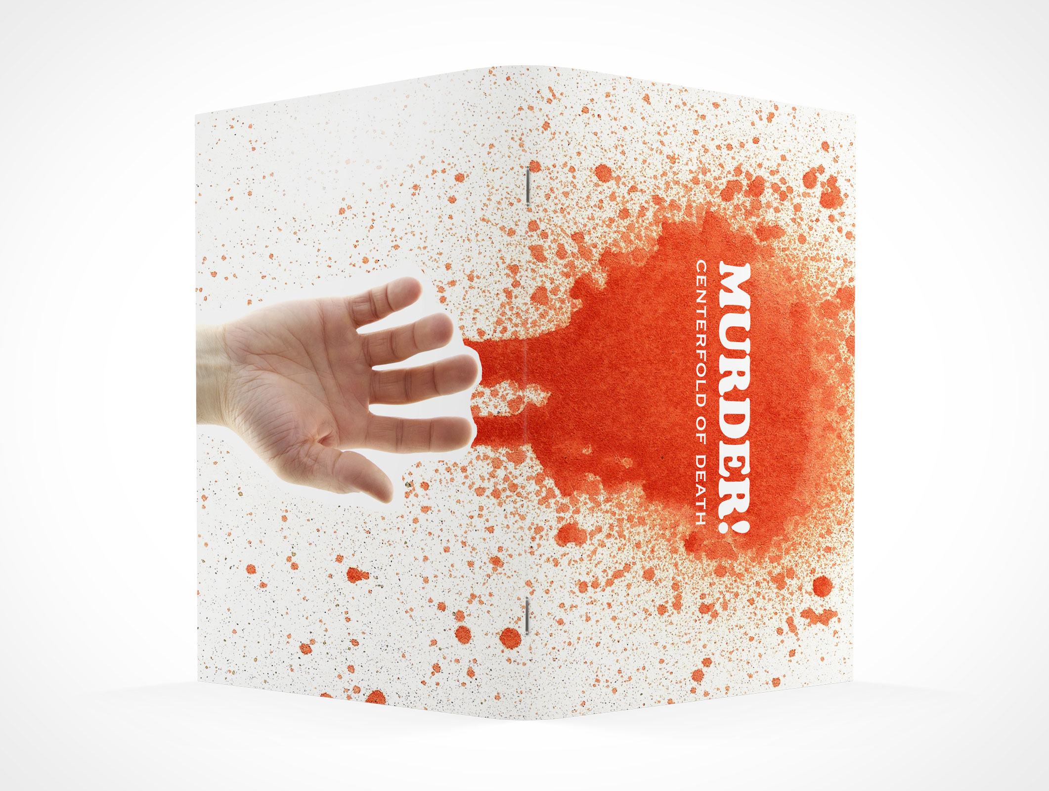 Stitched Pamphlet Mockup 7r4