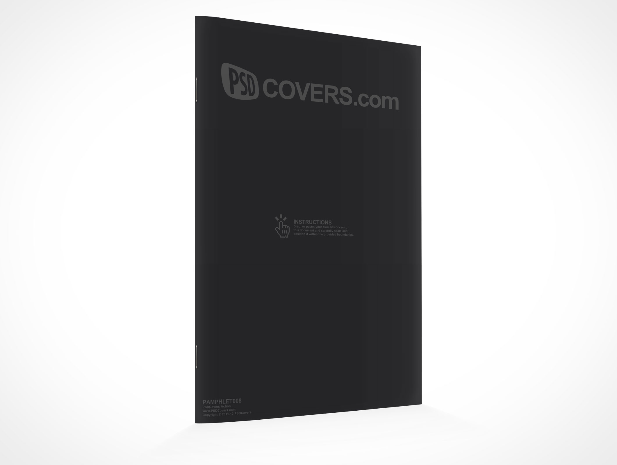 Stitched Pamphlet Mockup 8