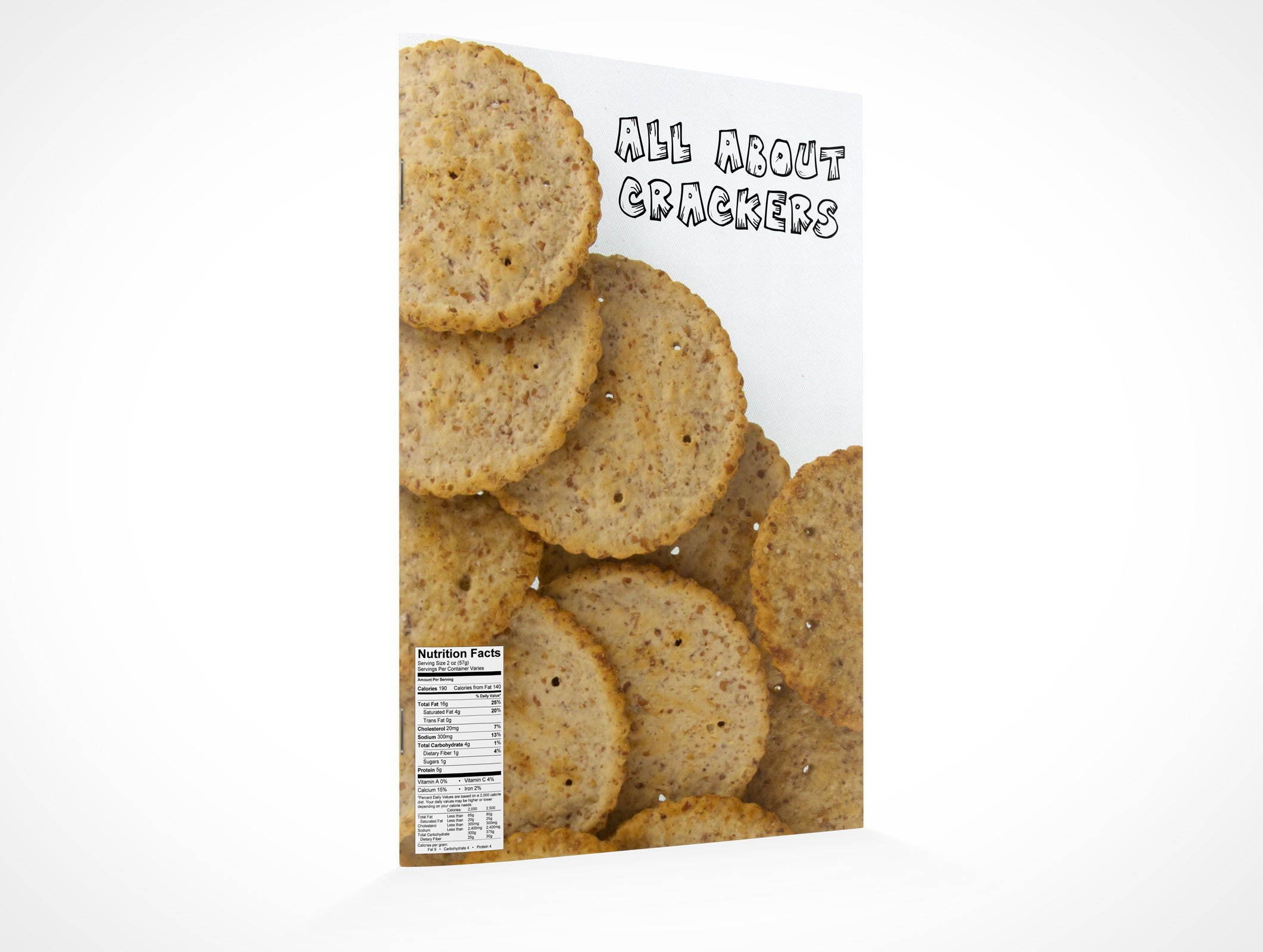 Stitched Pamphlet Mockup 8r4