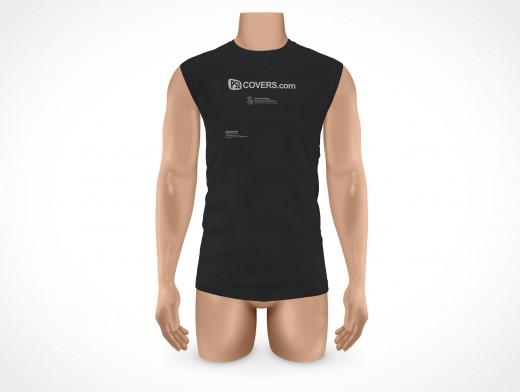 PSD Mock-up T-Shirt Mens White Large