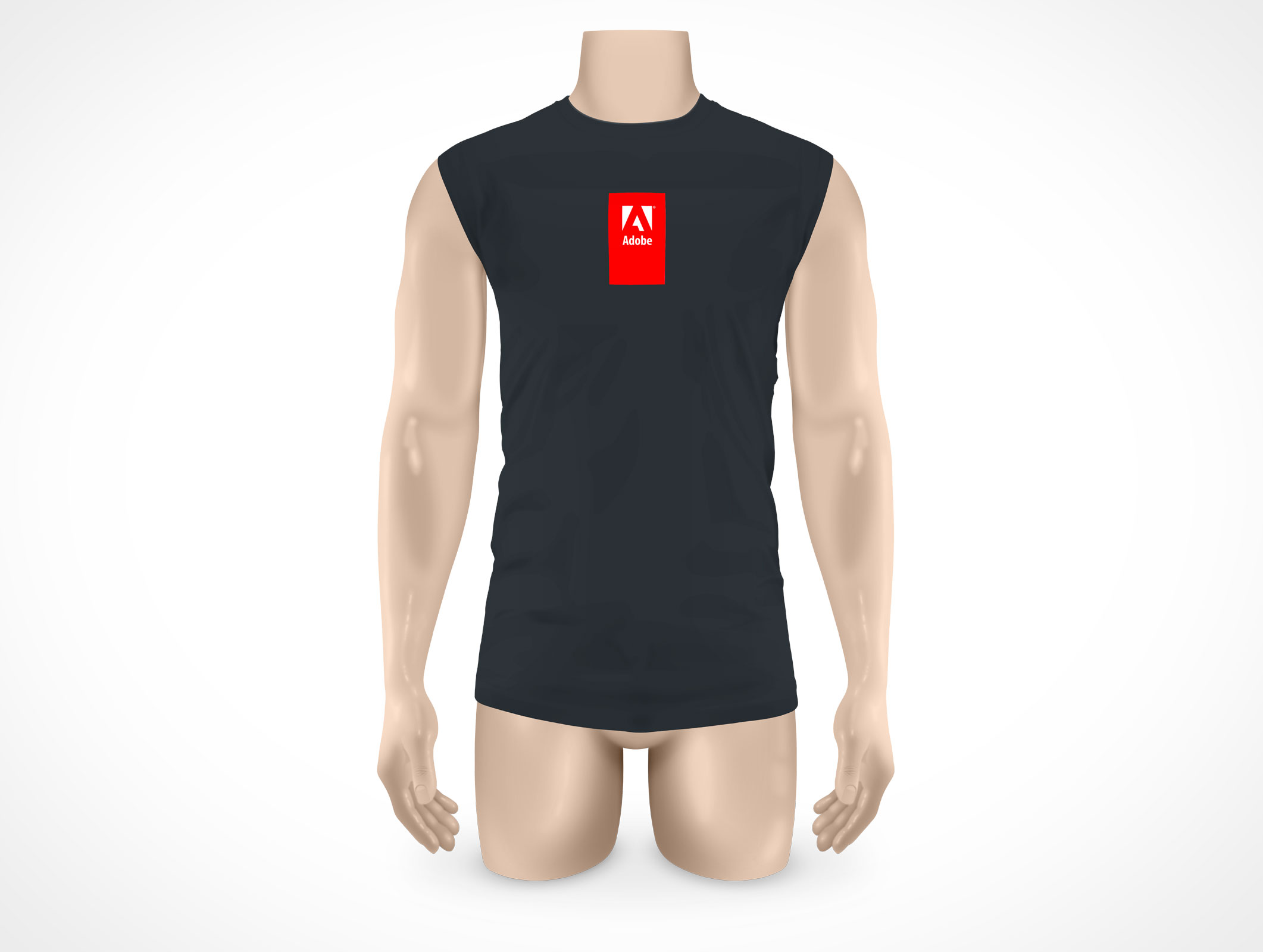 PSD Mock-up T-Shirt Mens Adobe Large