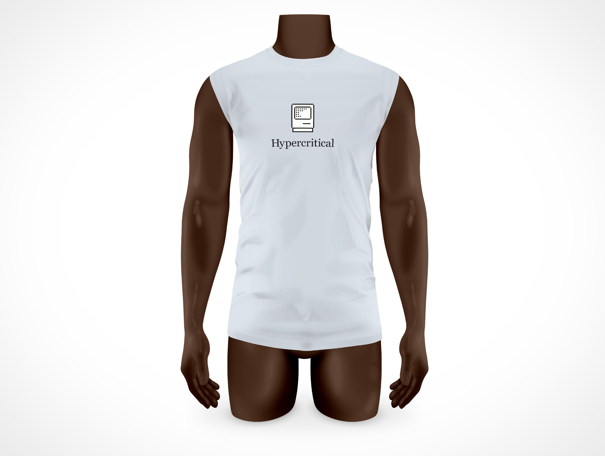 PSD Mock-up T-Shirt Mens Hypercritical Large