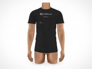 PSD Mock-up T-Shirt Mens Undershirt Large