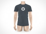 PSD Mock-up T-Shirt Mens Undershirt Large
