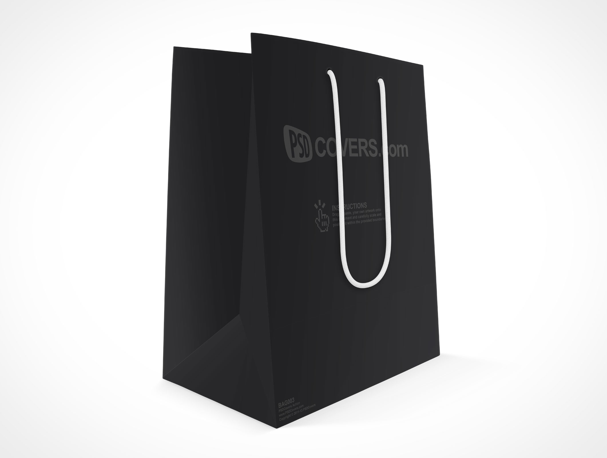 Boutique Shopping Bag Mockup 3