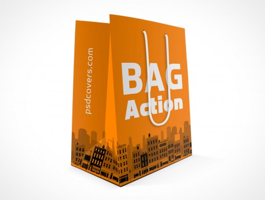 Boutique Shopping Bag Mockup 3r