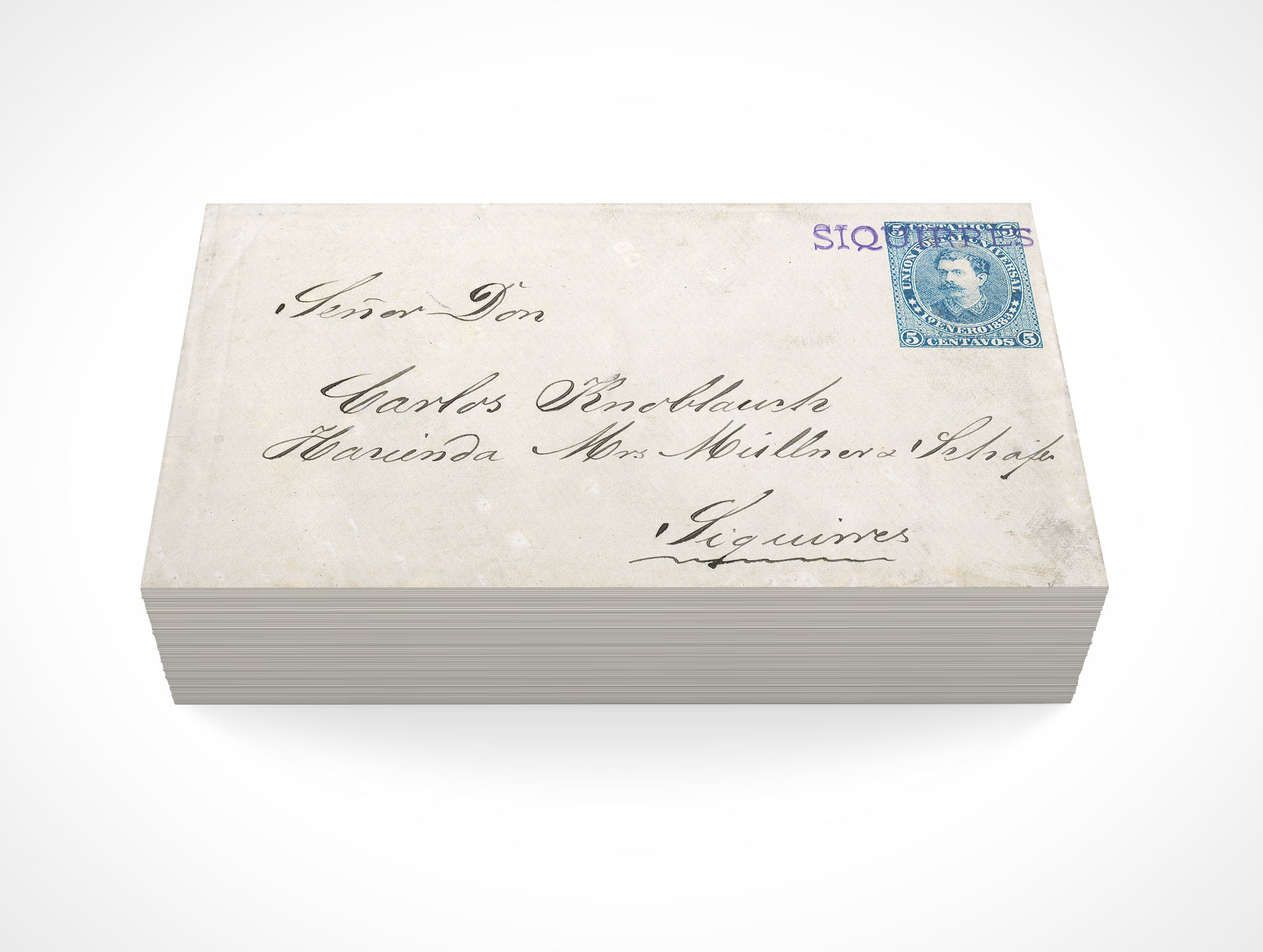 Letter Envelope Mockup 1r2