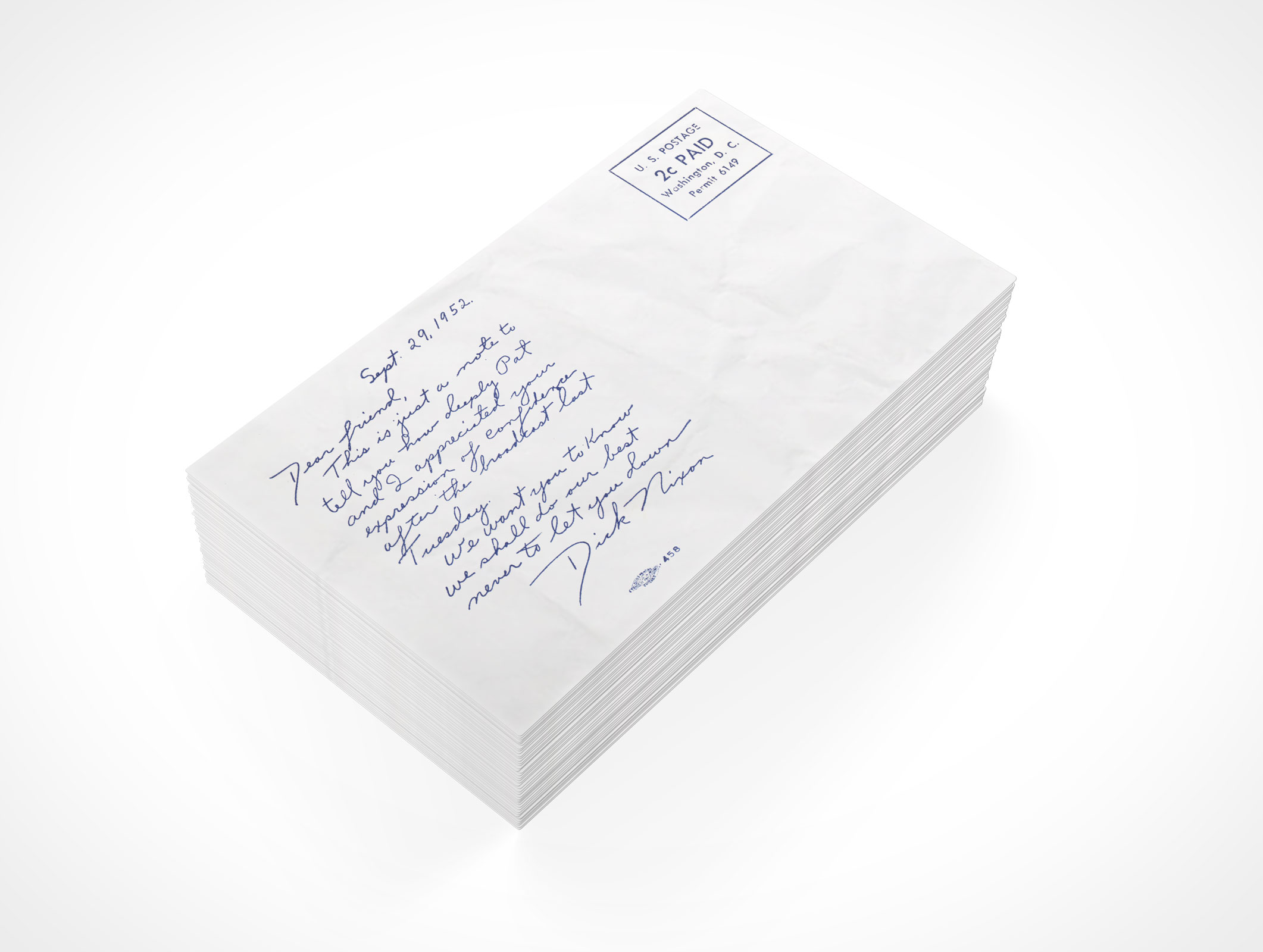 Letter Envelope Mockup 3r4