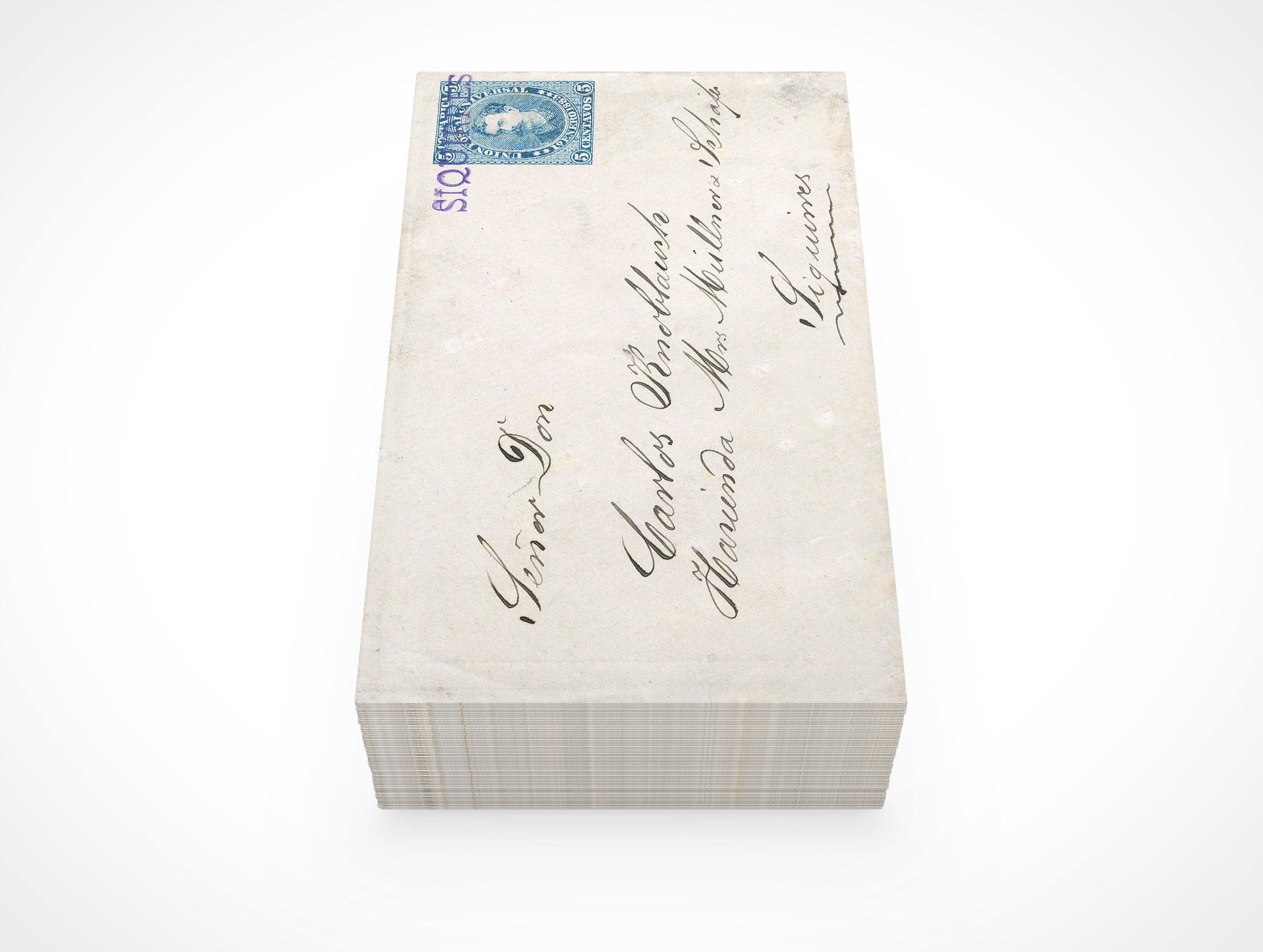 Letter Envelope Mockup 4r5