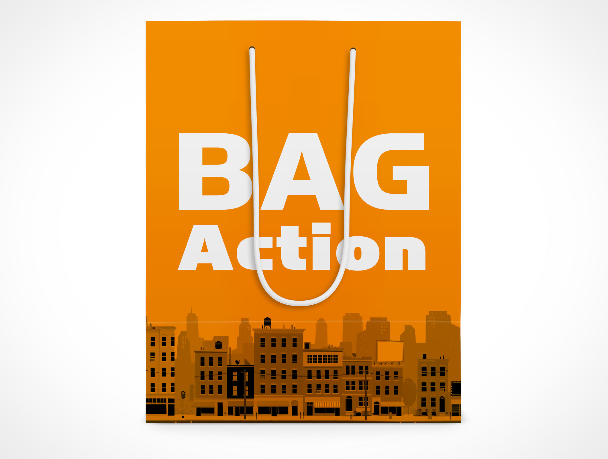 Boutique Shopping Bag Mockup 5r2