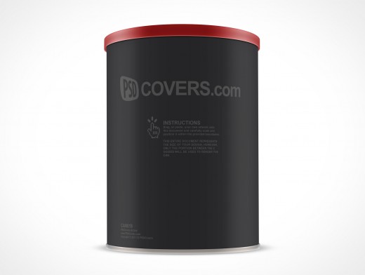 Ground Coffee Can Mockup 19