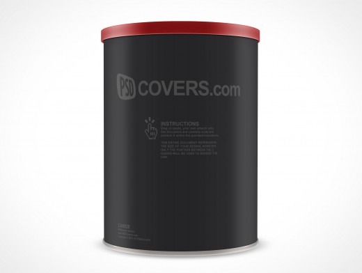 Ground Coffee Can Mockup 20
