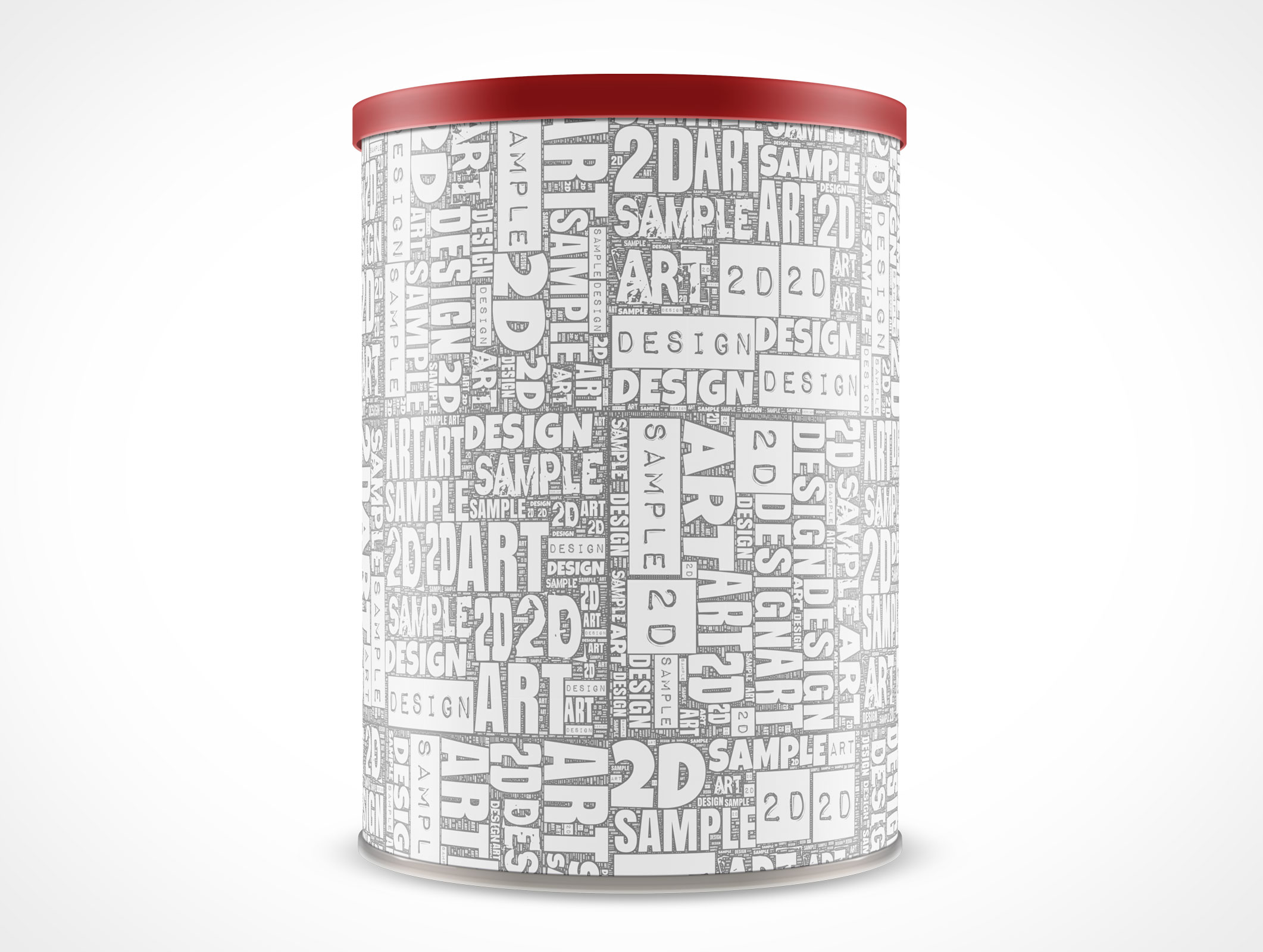 Ground Coffee Can Mockup 20r2