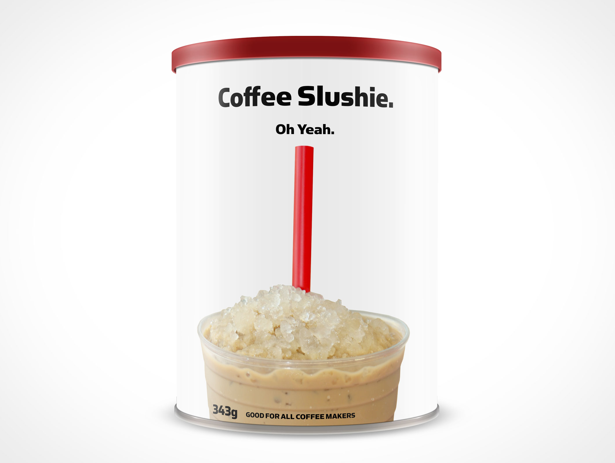 Ground Coffee Can Mockup 20r4