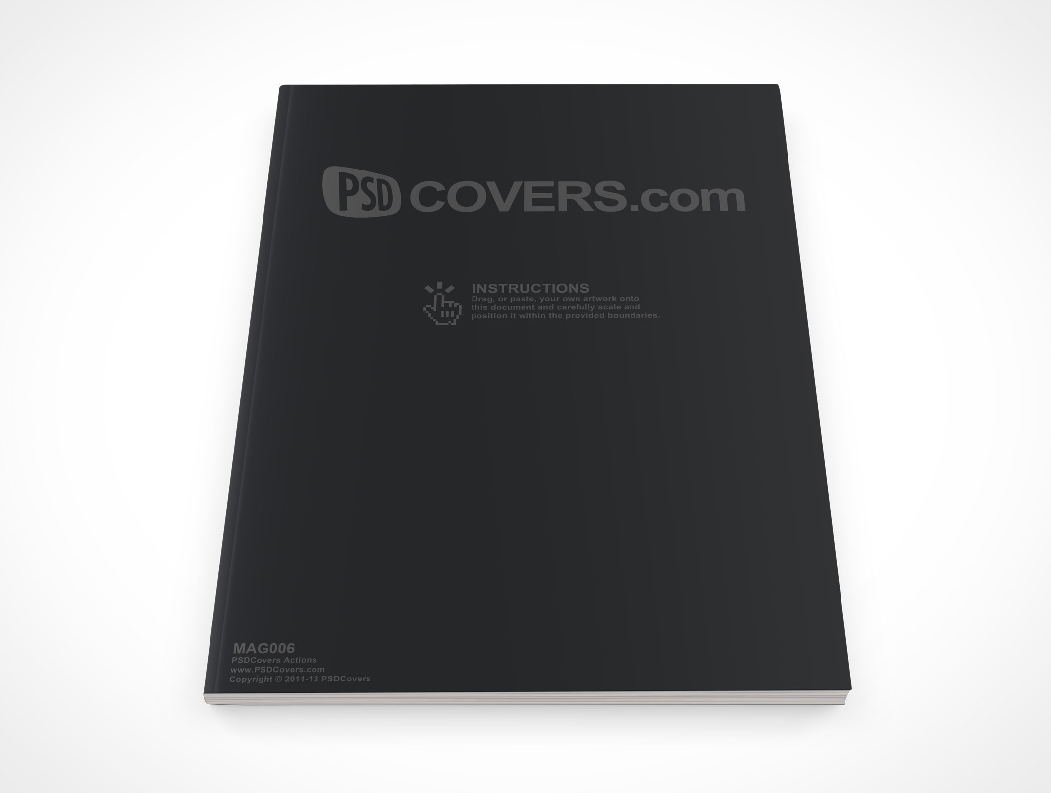 Closed Magazine Mockup 6