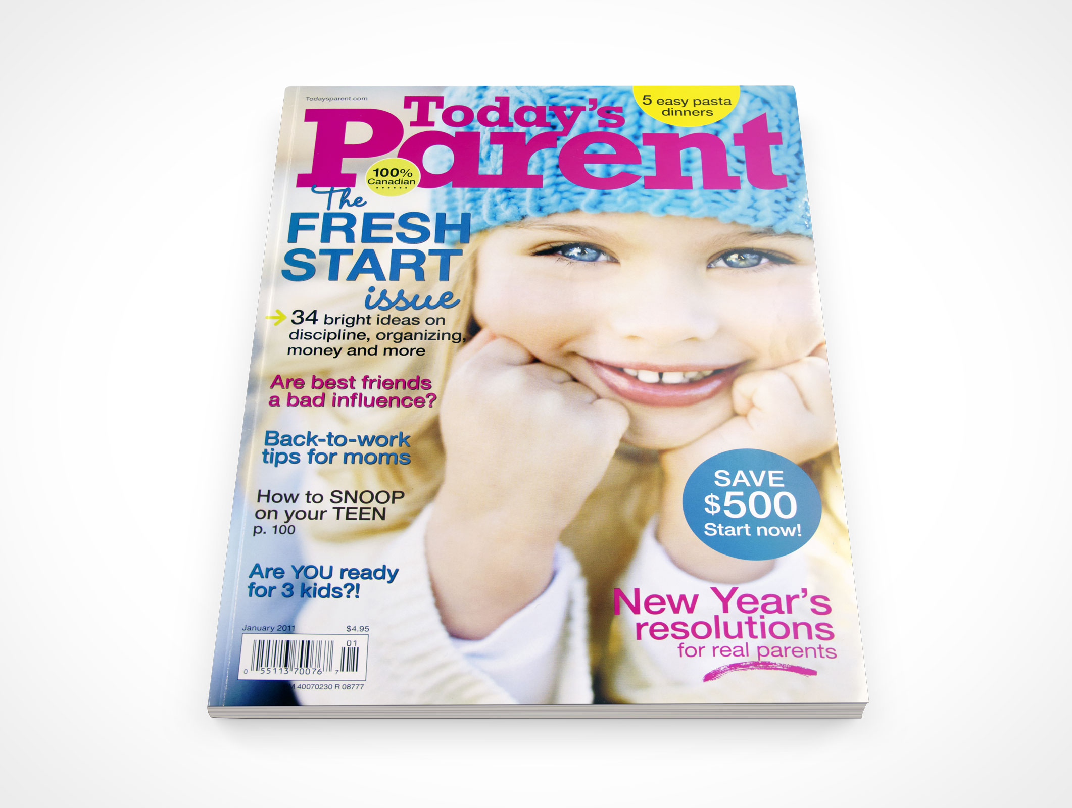 Closed Magazine Mockup 6r5