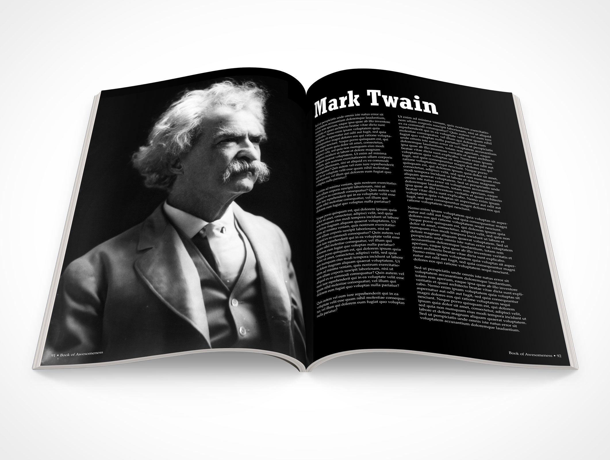 Full Spread Magazine Mockup 7r3