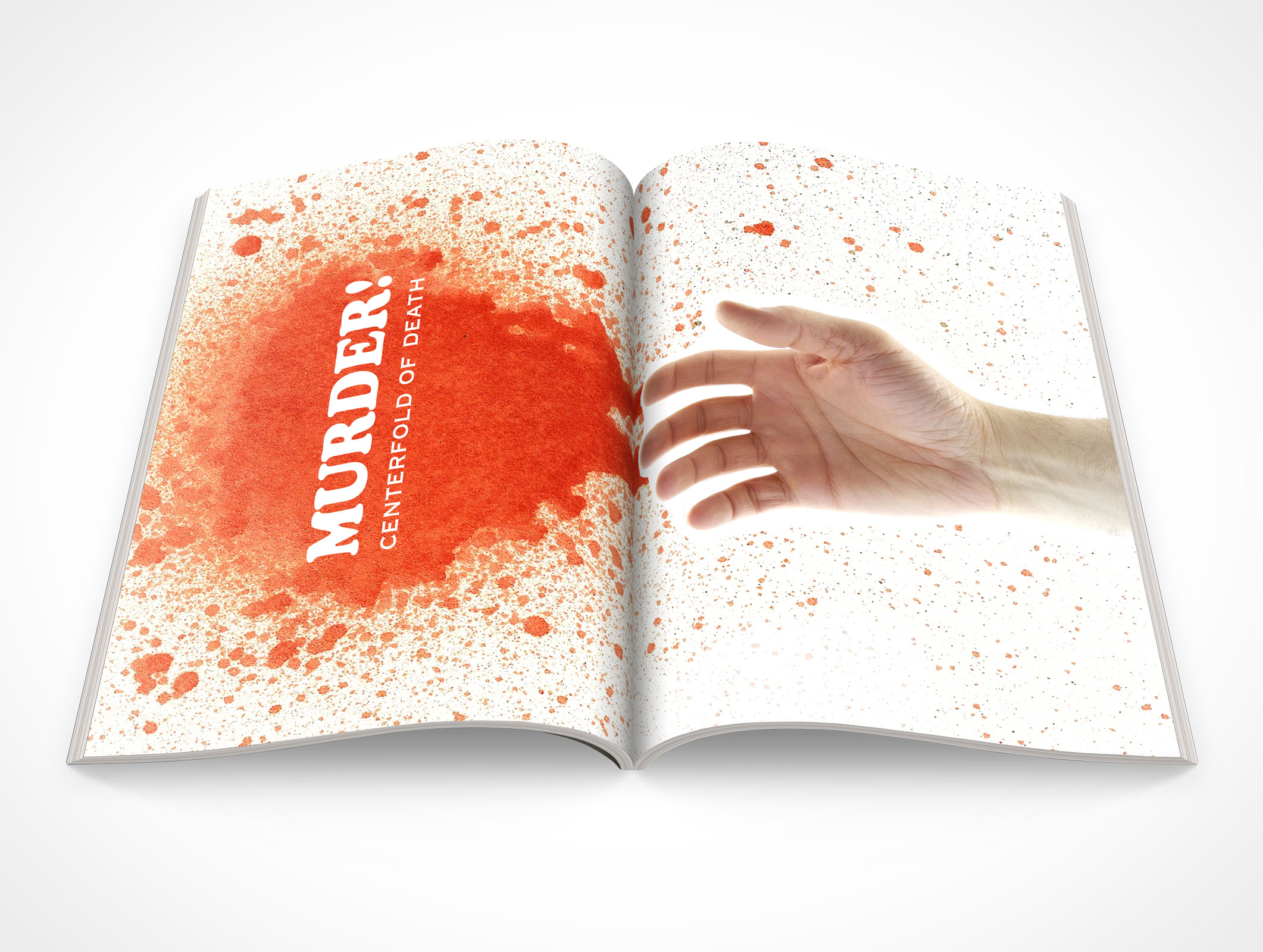 Full Spread Magazine Mockup 7r4