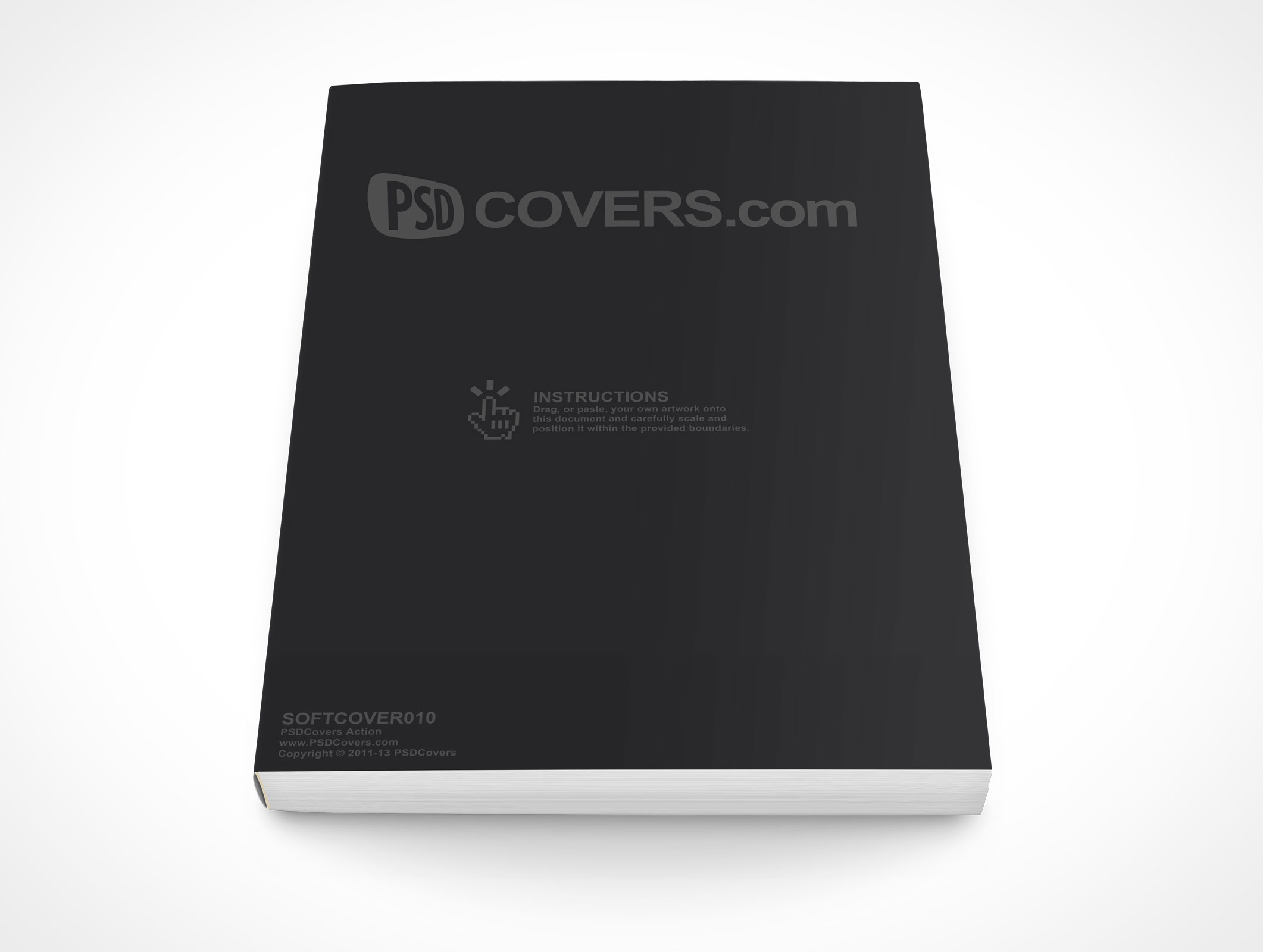 8.5 X 11 Faceup Softcover Mockup 10