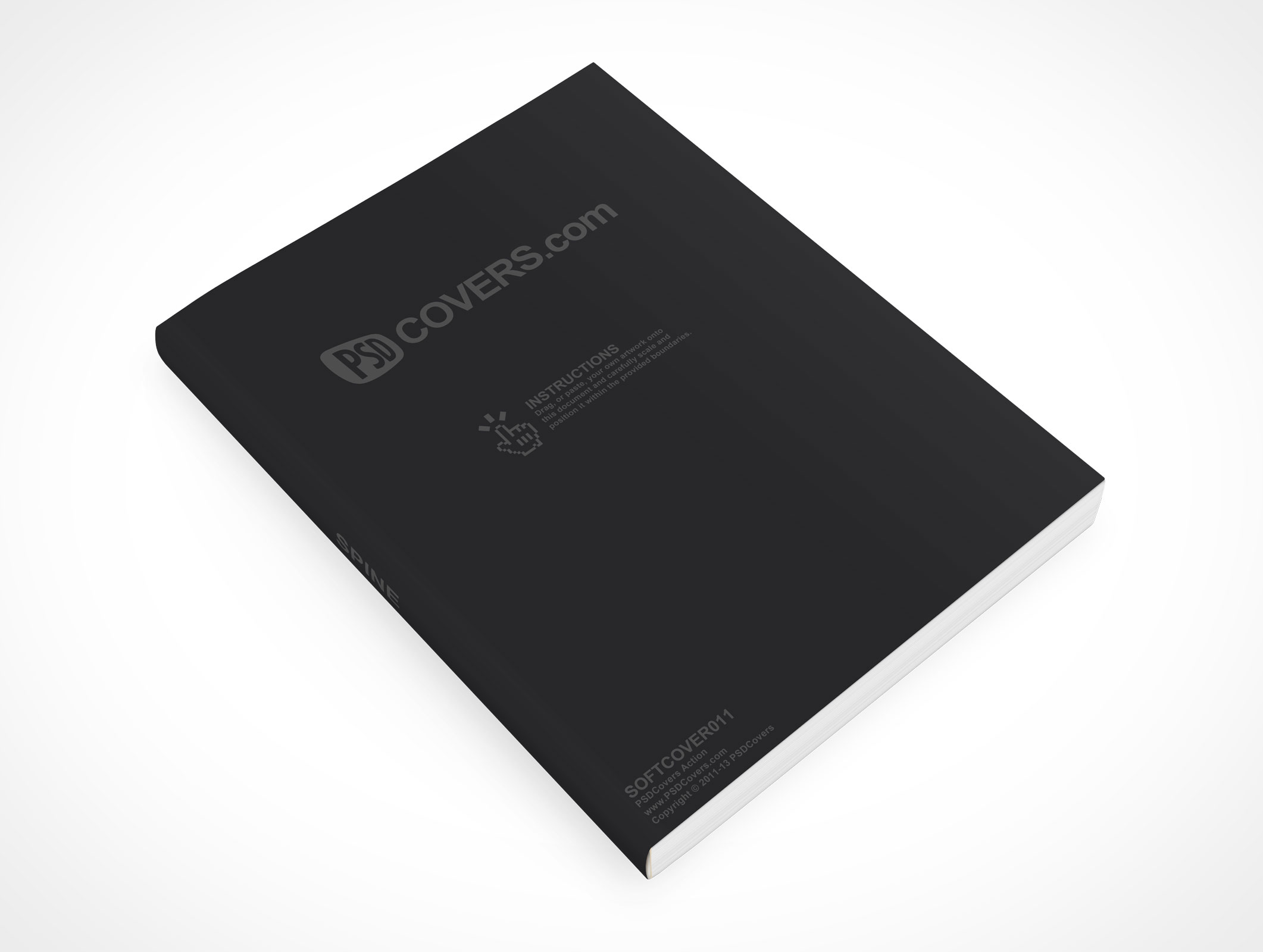 8.5 X 11 Faceup Softcover Mockup 11