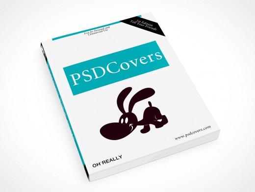 PSD Mockup Softcover Handbook Magazine