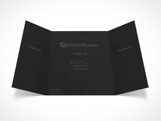 Gate Tri-Fold Brochure Mockup 1