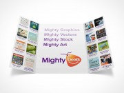 Gate Tri-Fold Brochure Mockup 1r