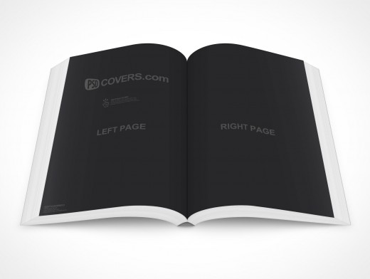8.5 X 11 Spread Softcover Mockup 13