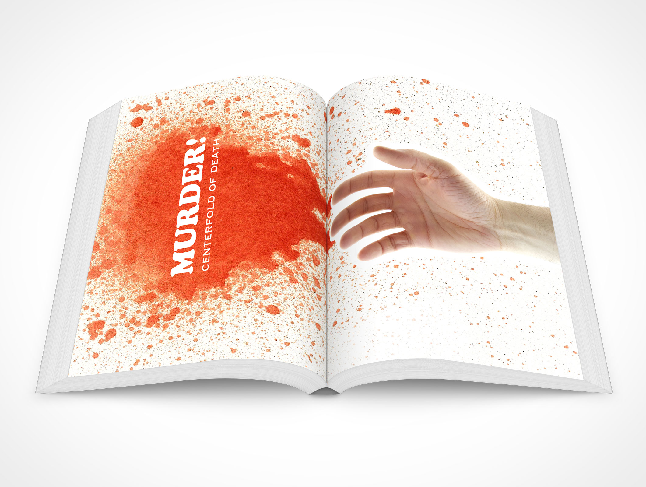 8.5 X 11 Spread Softcover Mockup 13r5